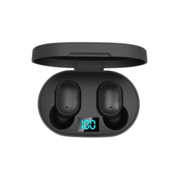 Black Single Display Bluetooth MiniPods