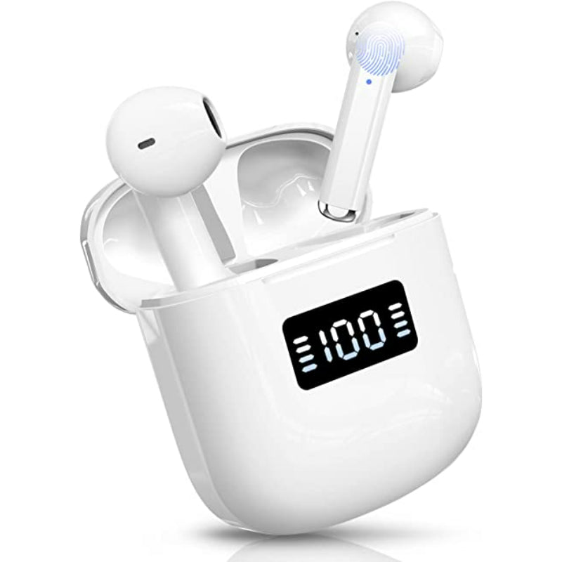 Wireless Earbuds, Bluetooth Earbuds Bluetooth 5.3 Headphones with 4 Mic