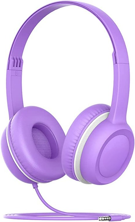 Kids Headphones, Ear Headphones for Kids, Wired Headphones with Safe Volume Limiter