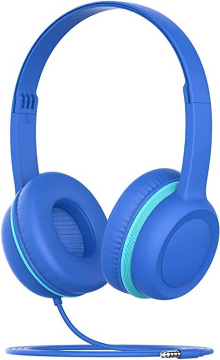 Kids Headphones, Ear Headphones for Kids, Wired Headphones with Safe Volume Limiter