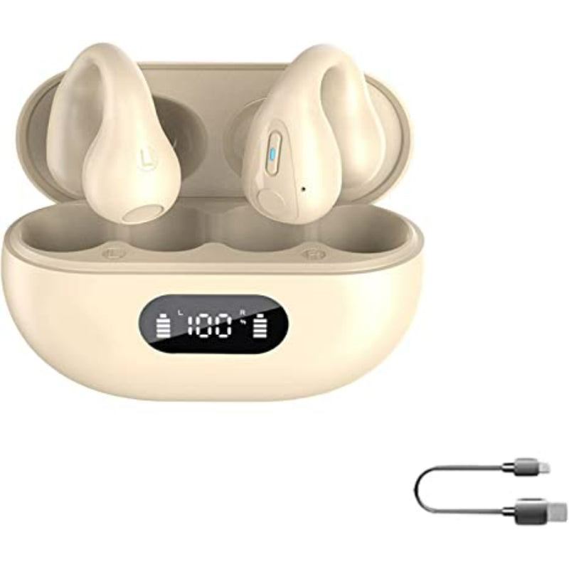 New Open Ear Headphones - Wireless Ear Clip Bone Conduction Headphones