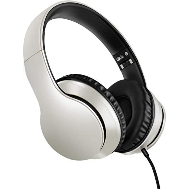 Over-Ear Headphones with Microphone, Lightweight Foldable & Portable