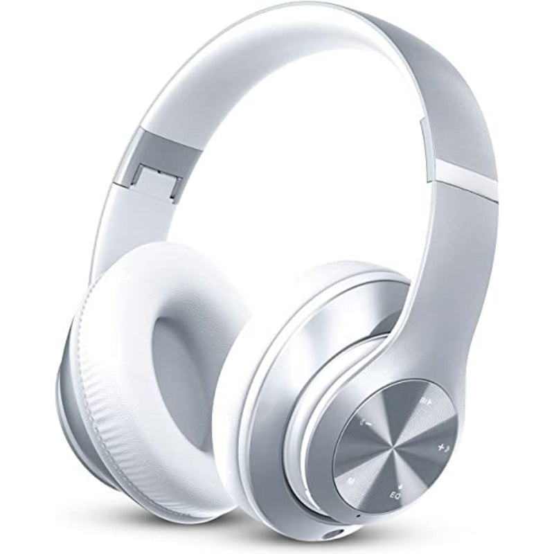 Bluetooth Headphones Over-Ear, 60 Hours Playtime Foldable Lightweight Wireless Headphones