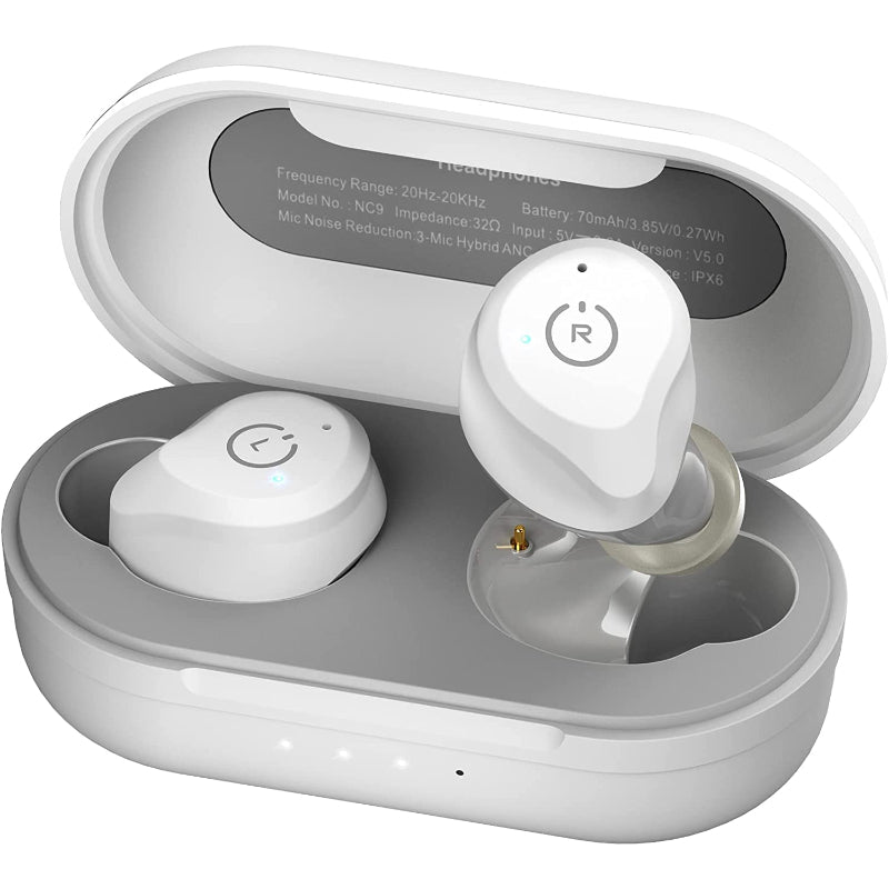 Hybrid Active Noise Cancelling Wireless Earbuds