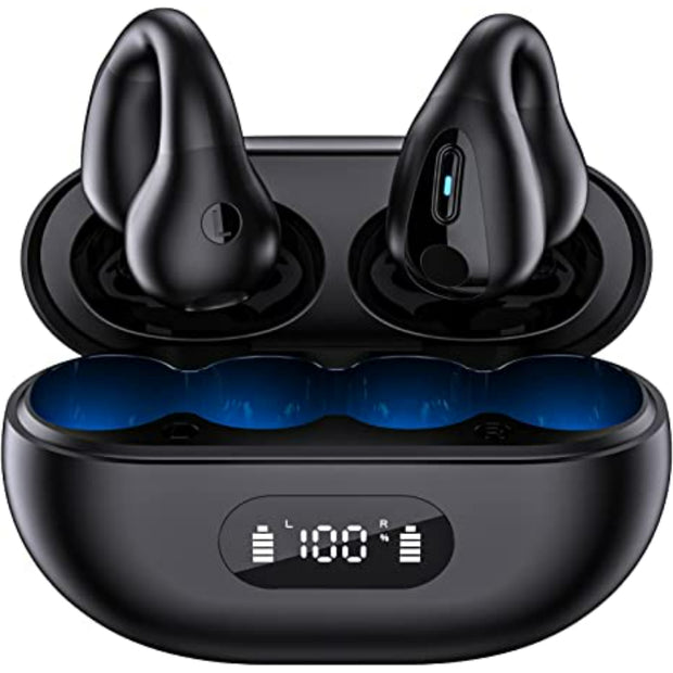 Wireless Ear-Clip Bone Conduction Headphones Bluetooth