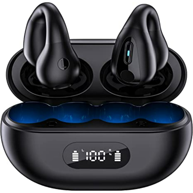 Wireless Ear-Clip Bone Conduction Headphones Bluetooth