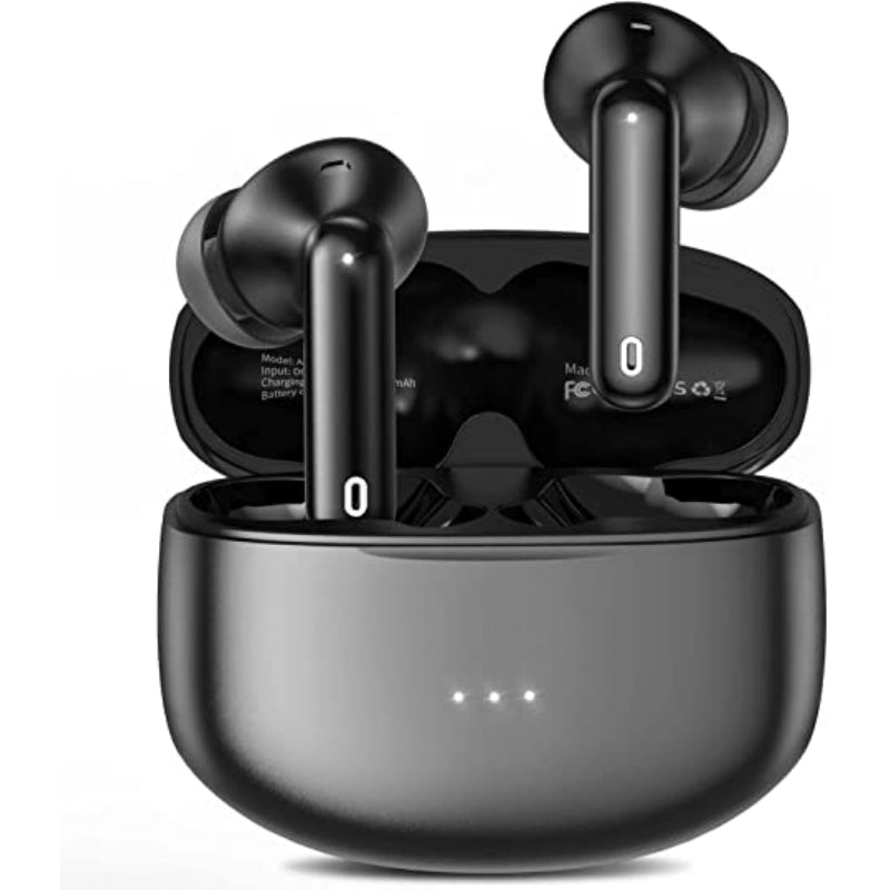 Wireless Earbuds, 50Hrs Playtime Bluetooth Earbuds Built in Noise Cancellation Mic