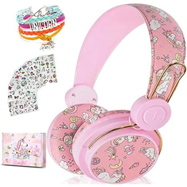 Unicorn Kids Bluetooth Headphones for Girls