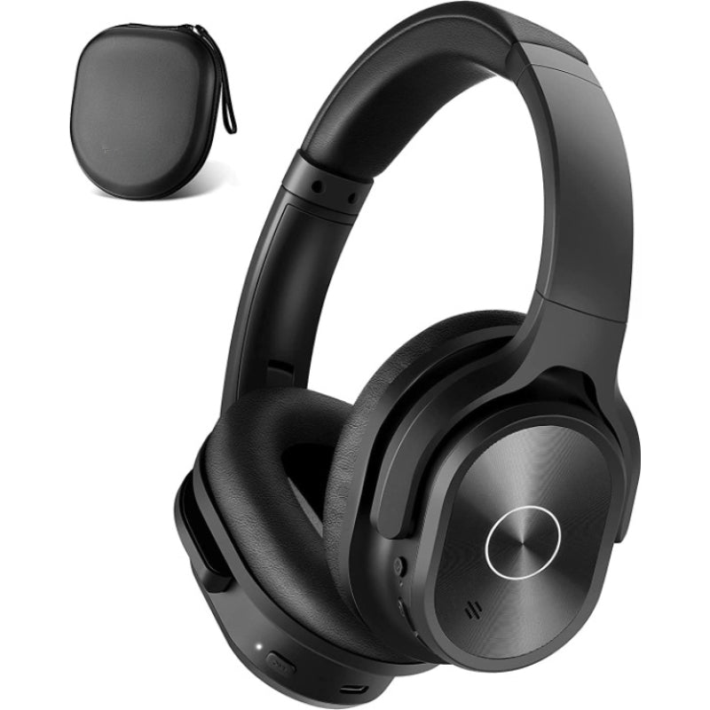 Wireless Bluetooth Headset With Active Noise Cancelling 40H Playtime In Deep Bass