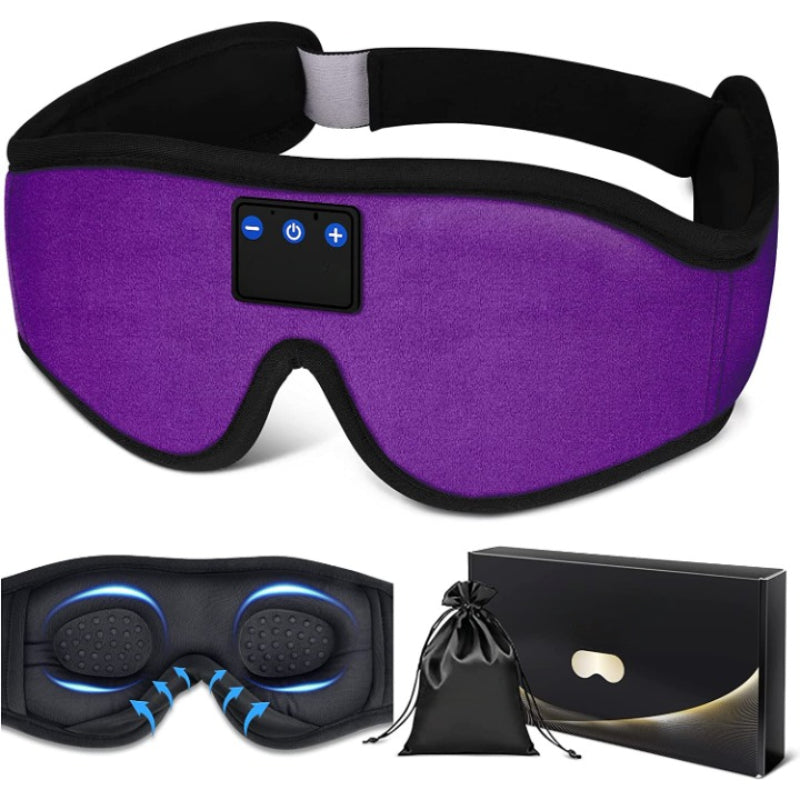 Sleep Mask With Bluetooth Headphones For Travel Essential