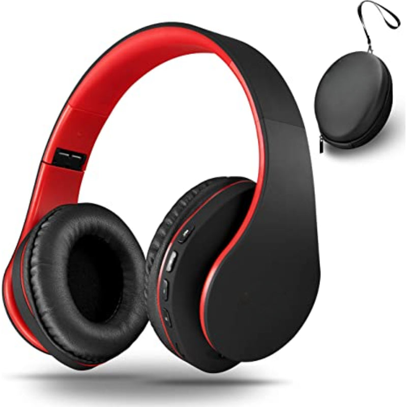 Bluetooth Headphones Over-Ear, Foldable Wireless and Wired Stereo Headset
