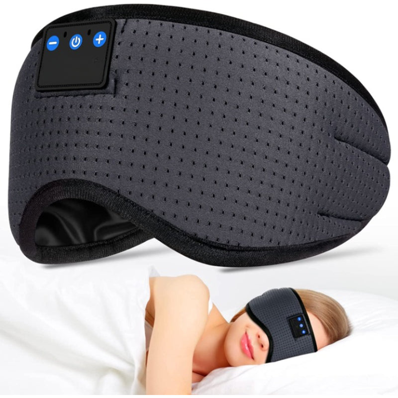 Sleeping Eye Cover Travel Music Headsets With Microphone Handsfree