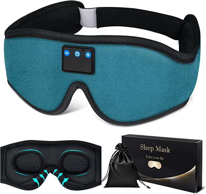 Sleep Mask with Bluetooth Headphones, Eye Mask Wireless Sleep Headphones