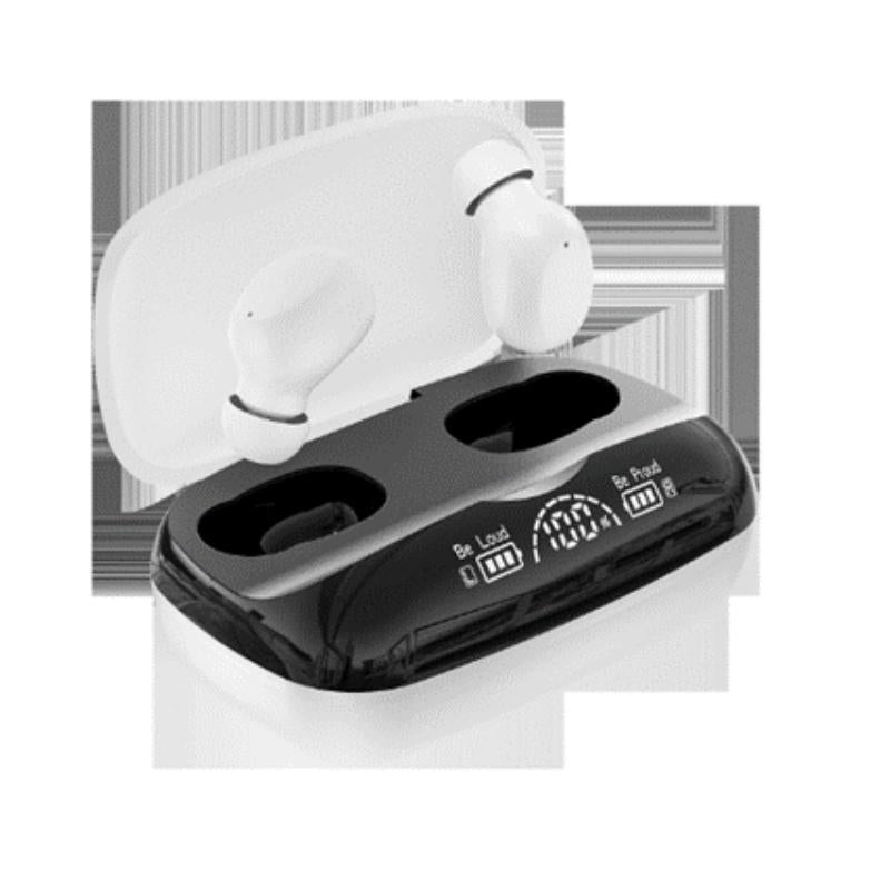 Bluetooth Black And White Wireless Earbuds