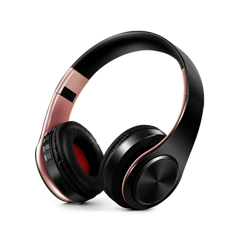 Wireless Bluetooth Headphones With SD Card Support & Mic
