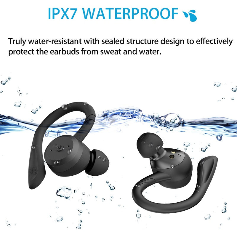 20 Hours Play time Swimming Waterproof Bluetooth Earphone