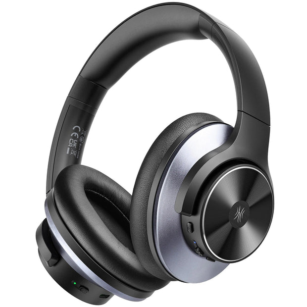 Over Ear Bluetooth Wireless Hybrid Active Noise Cancelling Headphones With Hi-Res Audio